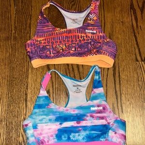 Girls sports bras